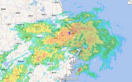 端午假期最后一天上海暴雨