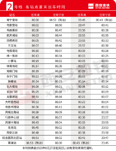 16号线一期、2号线二期西安地铁两条新线路同时开通