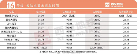 16号线一期、2号线二期西安地铁两条新线路同时开通