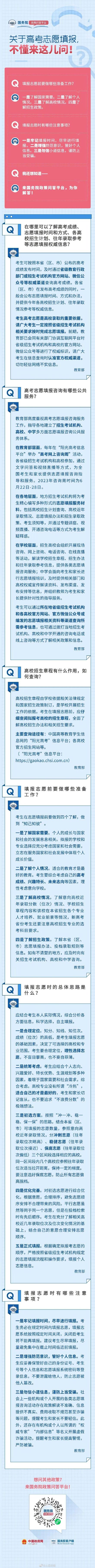 官方解答!1图读懂高考志愿填报要做哪些准备 官方解答!1图读懂高考志愿填报要做哪些准备