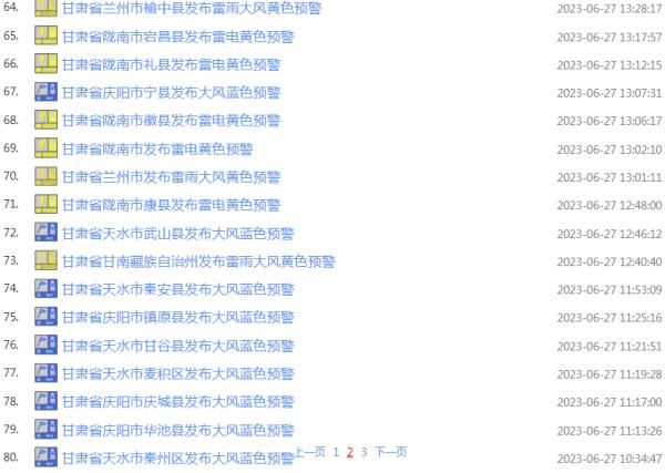 冰雹+暴雨+大风！甘肃连发多条预警！涉及这些市州→