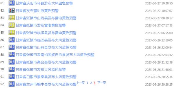 冰雹+暴雨+大风！甘肃连发多条预警！涉及这些市州→