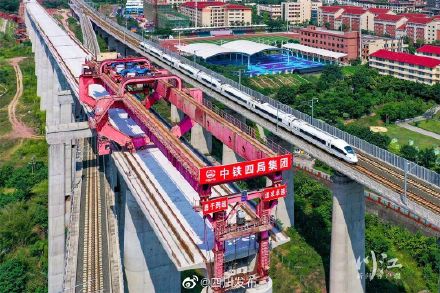 渝昆高铁进度条刷新！预计2025年泸州可通重庆