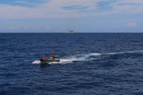 中越两军开展第34次北部湾联合巡逻 中越两军开展第34次北部湾联合巡逻