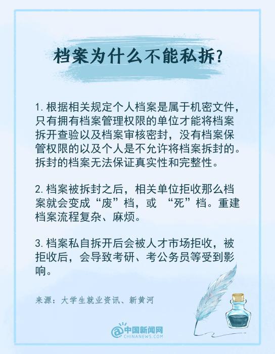 “妈妈私拆档案袋，女儿被气哭”引热议，个人能否保管档案？