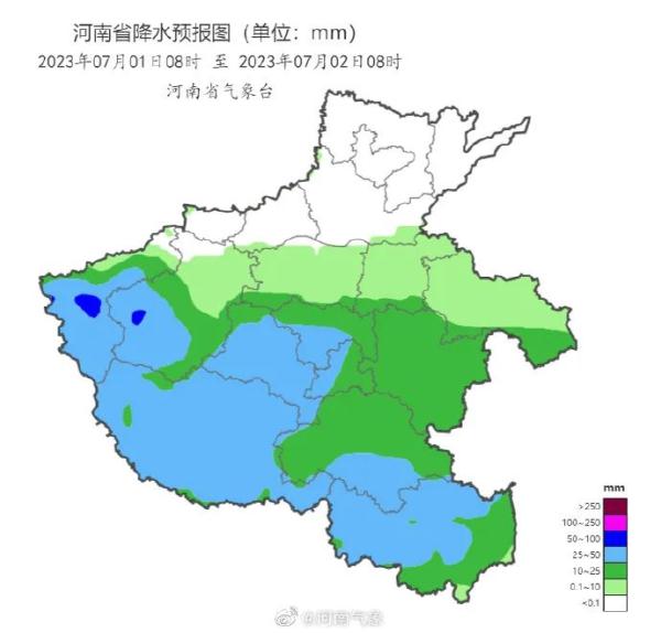 今起三天，河南迎大范围降雨，多地大雨、局地大暴雨+雷暴大风
