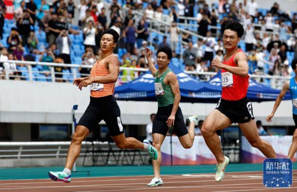 田径|全国冠军赛:谢震业男子200米夺冠 田径|全国冠军赛:谢震业男子200米夺冠