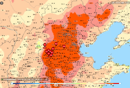 太行山以一己之力挡住高温 为何山西河北的气温相差这么大？