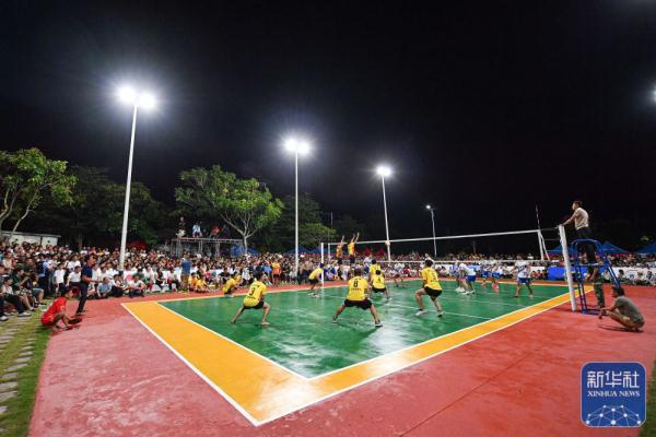 海南（文昌）乡镇排球联赛开赛
