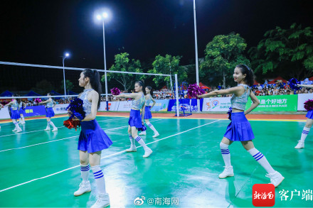 动感活力！排球宝贝为“村VA”添彩