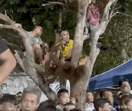 光脚扣杀、板凳打球……海南“村排”火了! 光脚扣杀、板凳打球……海南“村排”火了!