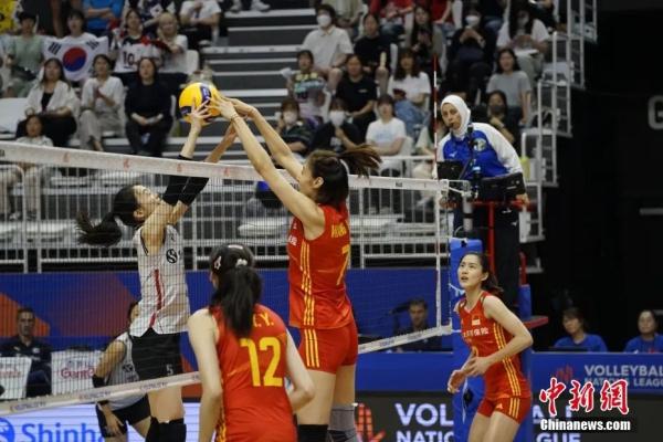 中国女排逆转美国！