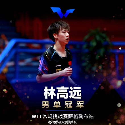 恭喜！林高远夺男单冠军