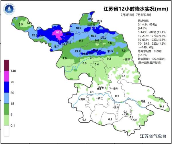 本周江苏多降水！谨防短时强降水、雷暴大风等强对流天气
