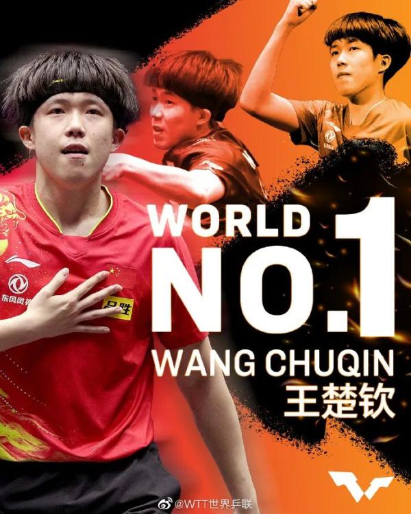 国际乒联世界排名重大变化！“00后”的他力压樊振东马龙，成乒乓男单世界第一