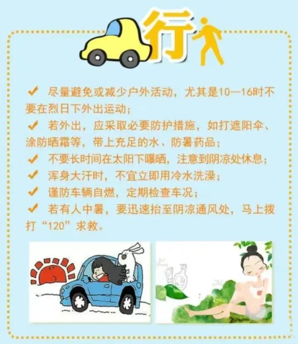 安全提示｜夏季高温防暑安全指南