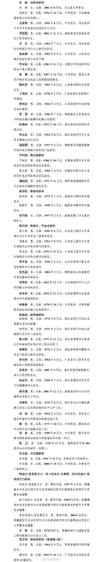 第二季度见义勇为勇士榜在京发布！四川三人上榜！