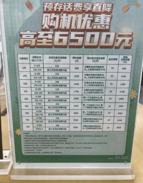 每月最低消费998元咋花？揭秘“0元购机”