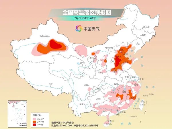 全国多地高温橙色预警 南方新一轮降雨来袭