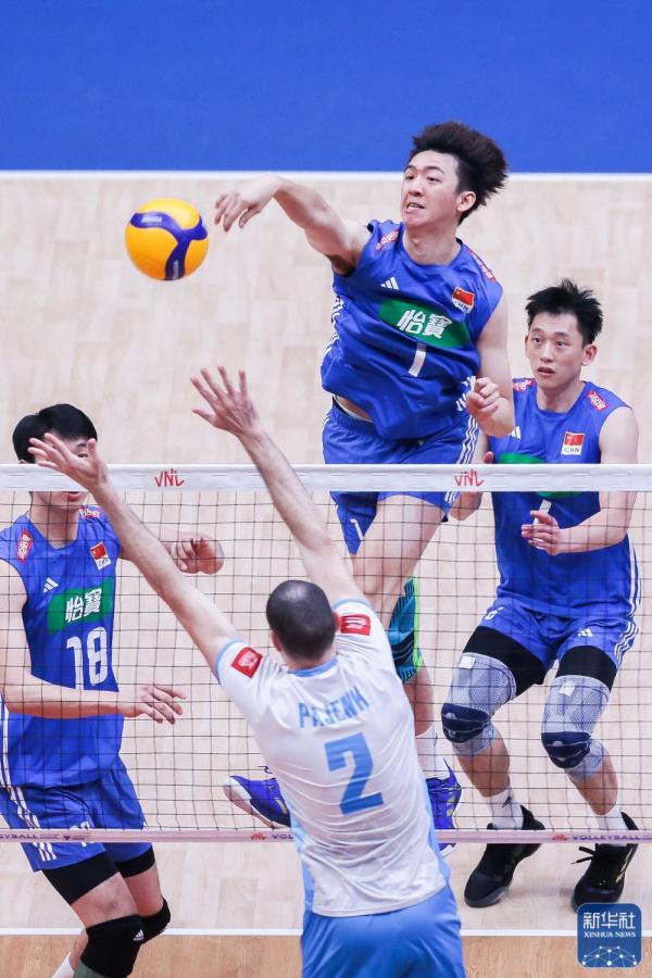 世界男排联赛帕赛站丨中国队不敌斯洛文尼亚队 世界男排联赛帕赛站丨中国队不敌斯洛文尼亚队