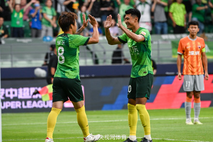 北京国安5比0深圳队