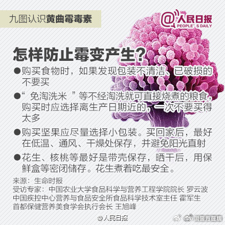 身边的超级致癌物 九图认识黄曲霉毒素