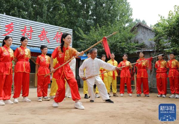 山东沂南：乡村武术馆 暑期习武热