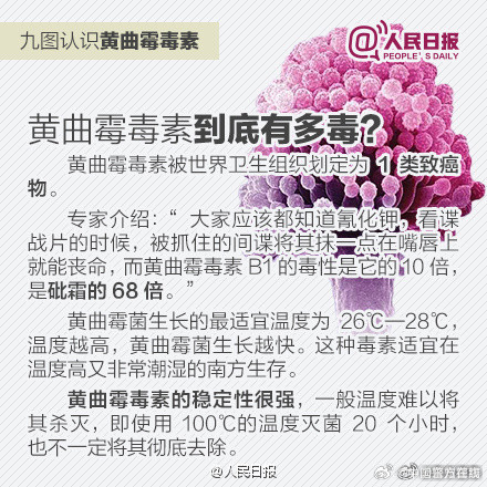 身边的超级致癌物 九图认识黄曲霉毒素