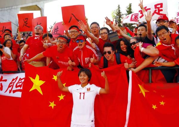 加油！中国女足第8次进军世界杯
