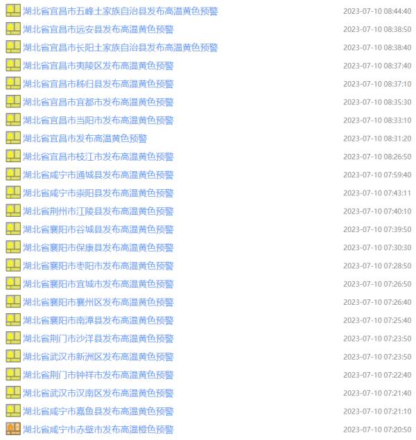 @湖北人，热浪来袭~明天入伏！