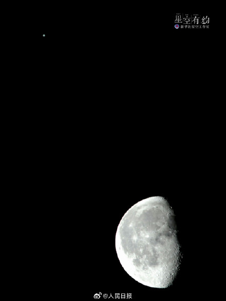 期待！本轮木星合月肉眼可见