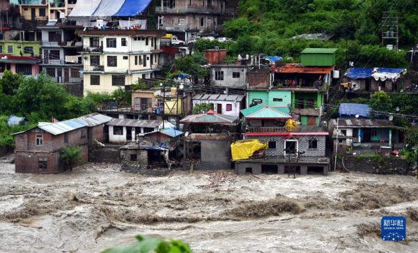 印度北部地区暴雨