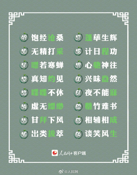 这些脱口而出一写就错的成语，你能写对吗？