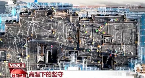 雄安新区近12万建筑工人奋战在高温酷暑之下 多举措保健康