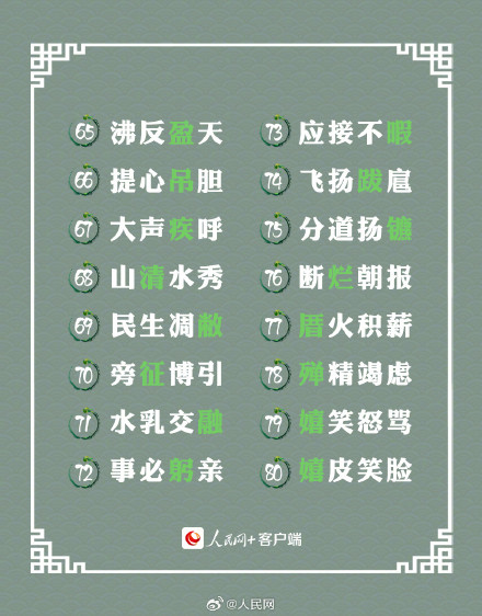 这些脱口而出一写就错的成语，你能写对吗？