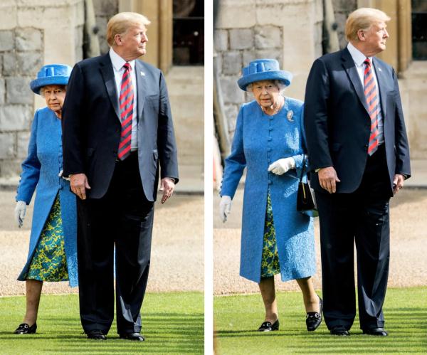 外媒:拍后背、走前头,拜登见英国王举动引发“失礼”质疑 外媒:拍后背、走前头,拜登见英国王举动引发“失礼”质疑