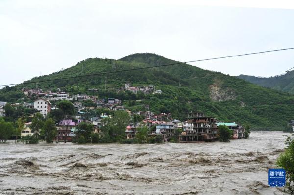 印度北部地区暴雨