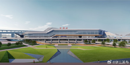 沪苏湖铁路迎来新进展，汾湖站站房工程正式开工！