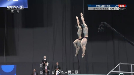 第三金!王宗源龙道一男双3米板夺冠 第三金!王宗源龙道一男双3米板夺冠