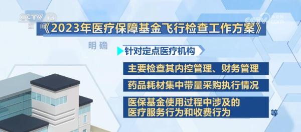 守好群众“看病钱”“救命钱” 四部门联合组织开展医保基金飞行检查