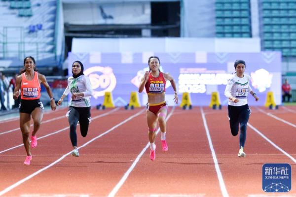 亚洲田径锦标赛 | 葛曼棋获得女子100米季军