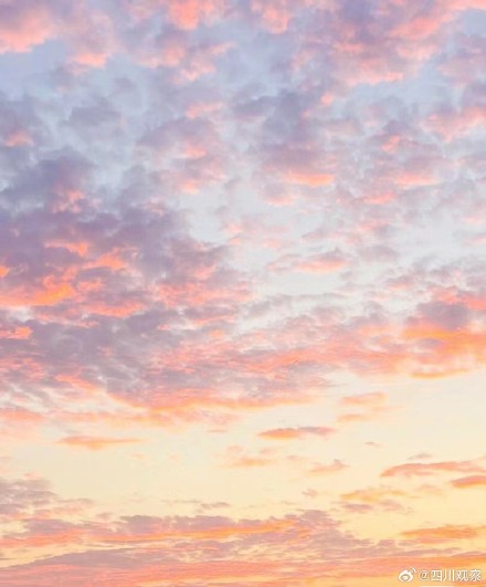 美到心坎！四川夏天的晚霞盲盒