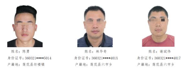 这些人员赶紧投案！