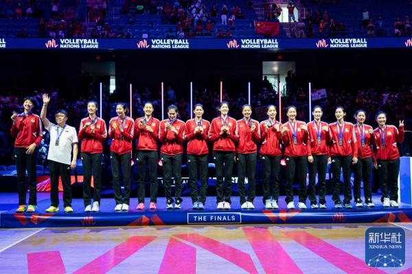 世界女排联赛中国队摘银