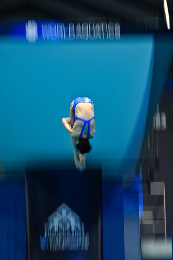 一日两赛 全红婵“累懵了”仍强势晋级世锦赛女台决赛