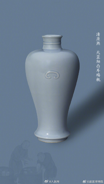 养眼！故宫蓝釉好清雅