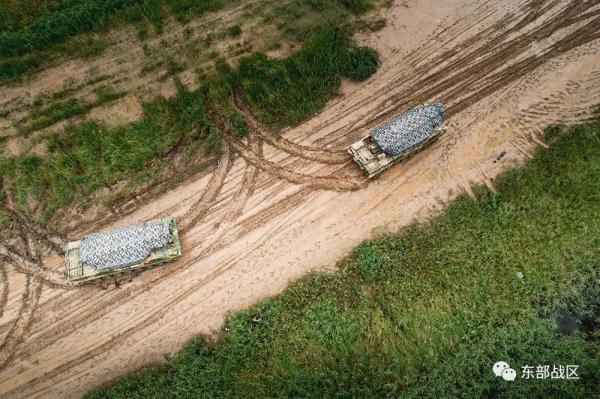 第73集团军某防空旅组织体系防空反导演练