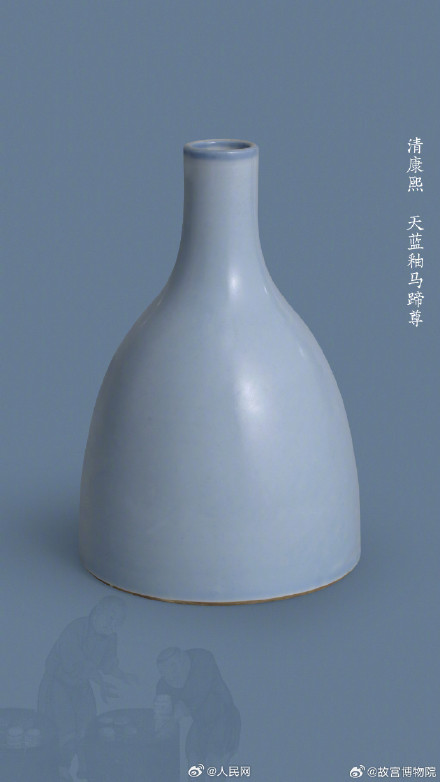 养眼！故宫蓝釉好清雅