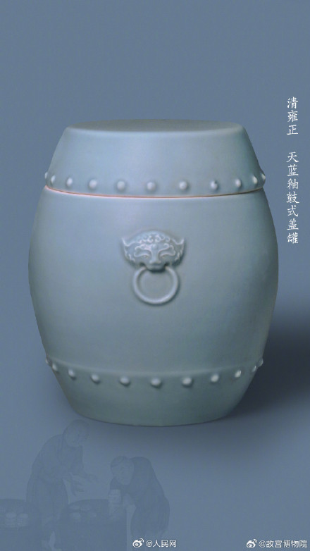 养眼！故宫蓝釉好清雅