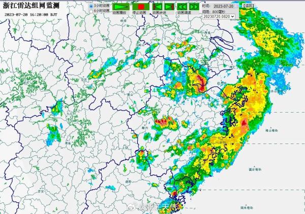 浙江人今天下班又下雨？又见暴雨红色预警，这些地区的人尽量别出门